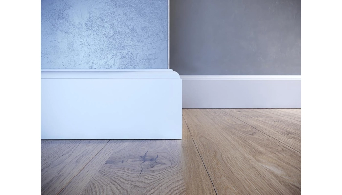 Listwa drewniana biała